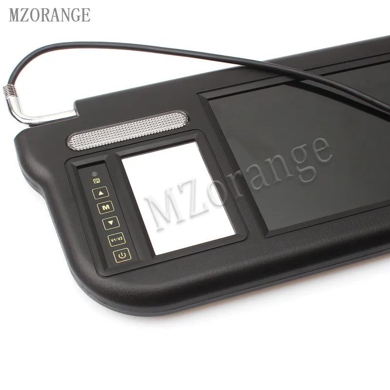 MZORANGE Black Touch 9 inch 800X480 Resolution Car Sun visor monitor 2 Channel DVD/TV Media Screen Rear View Monitor MZORANGE Black Touch 9 inch 800X480 Resolution Car Sun visor monitor 2 Channel DVD/TV Media Screen Rear View Monitor