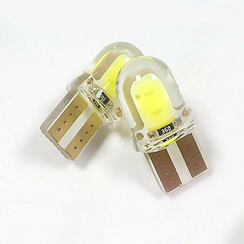 10 шт. W5W T10 светодиодный фонарик 8 SMD белый купол Подсветка регистрационного номера лампа для багажника свет Readling Автомобильные светодиодные лампы белого и желтого цвета 12 V