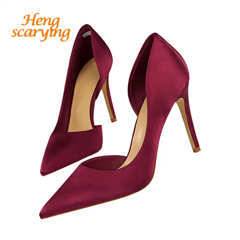 ladies burgundy sandals