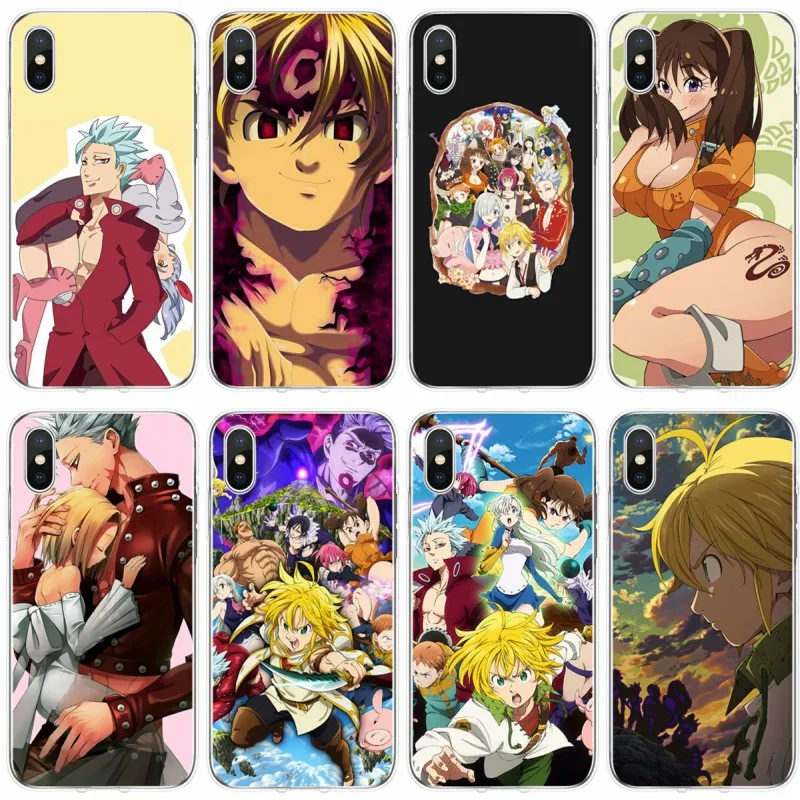 

Nanatsu no Taizai Seven Deadly Sin Cover Soft Silicone 2019 TPU Phone Case For iPhone 5 5S 5C SE 6 6plus 7 8plus X XS XR XS Max