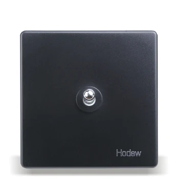

Home - Installed Wall Switch Socket 86 - Type Concealed Black Steel Frame To Open A Double - Control Switch, PC 220V 10A