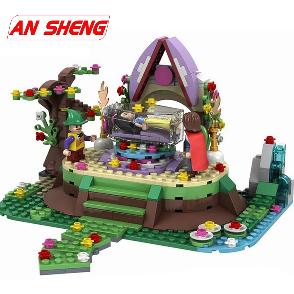 

Princess Series Snow White Crystal Coffin Building Blocks Compatible Legoes Bricks Friends Model Educational Girls Classic Toys