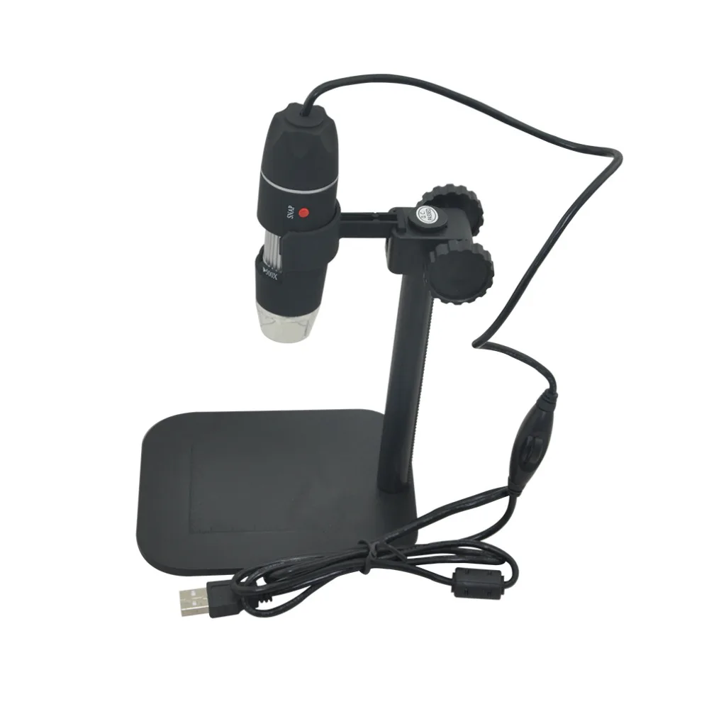 

Practical Electronics 5MP USB 8 LED Digital Camera Microscope Endoscope Magnifier 50X~500X Magnification Measure Professional