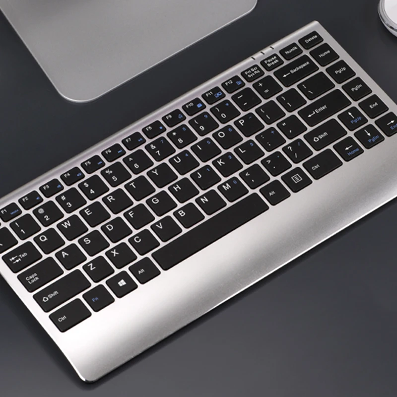 2 4G USB Беспроводная клавиатура из алюминиевого сплава мышь комбинированная