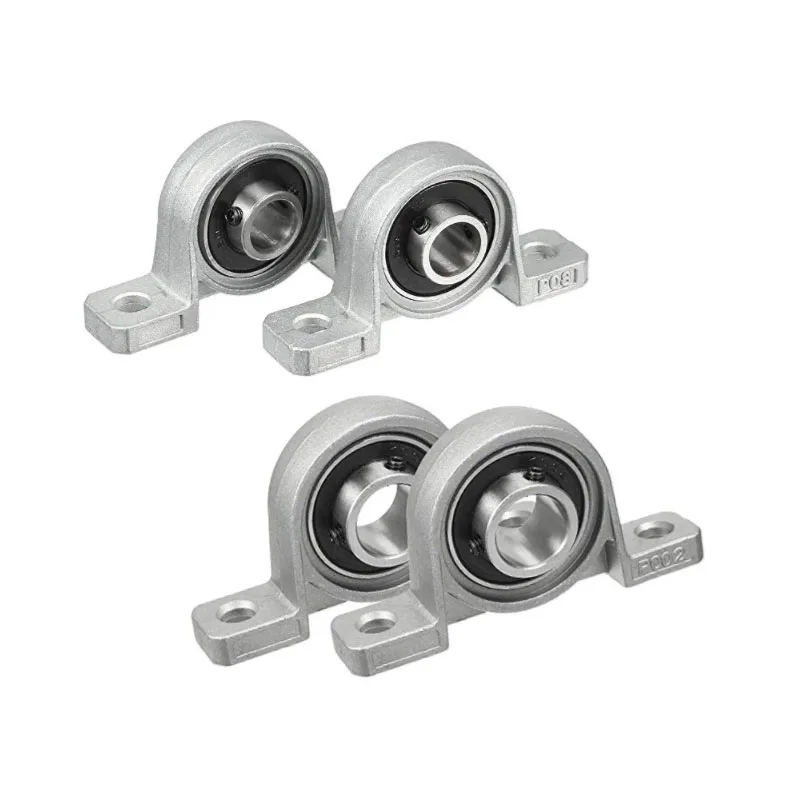 

2pcs KP08 8/10/12/15/17/20/25/30/35mm Bore Zinc Alloy Inner Ball Mounted Pillow Block Insert Bearing