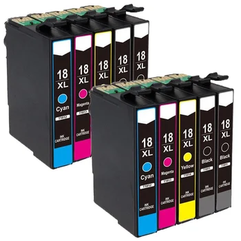 

10 Cartridges Compatible For Epson Expression Home XP-205 212 215 312 315 412 415 225 T1811