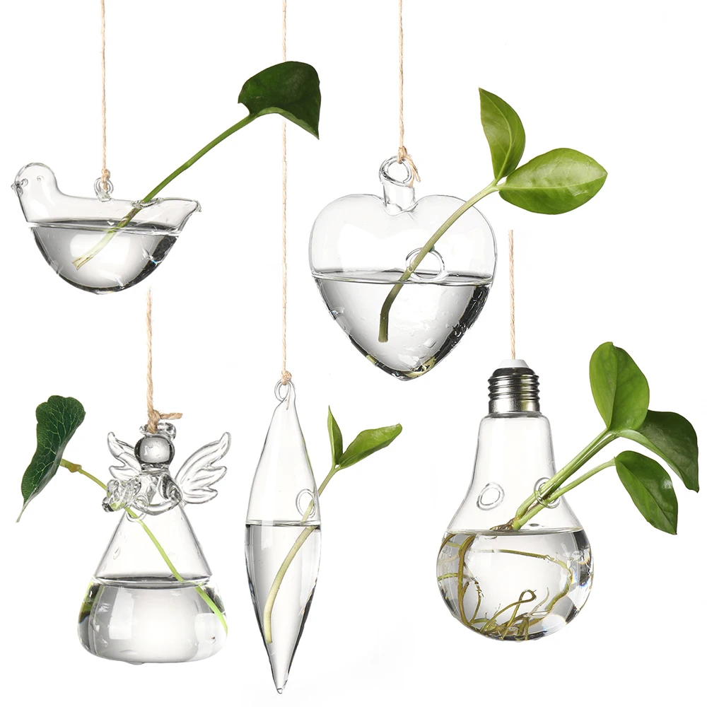 Креативная домашняя садовая подвесная стеклянная ваза-шар Гидропоника цветочный горшок Террариум контейнер вечерние свадебные украшения дома