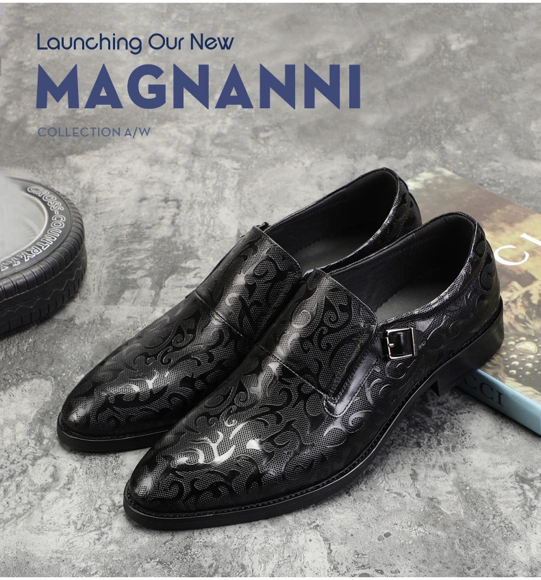 Men's Leather Casual Shoes' Black Leather Shoes Men Business Formal Shoe Slip-on Men Loafers Luxury Brand Flats Shoes Plus Size (1)