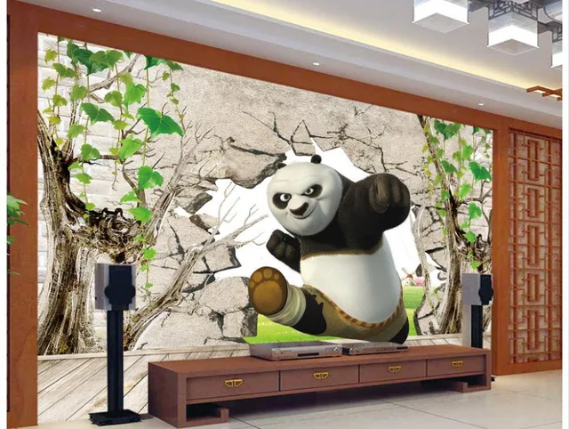 Home Decoration 3D Kung Fu Panda 3d murals wallpaper for living room ... Home Decoration 3D Kung Fu Panda 3d murals wallpaper for living room ...