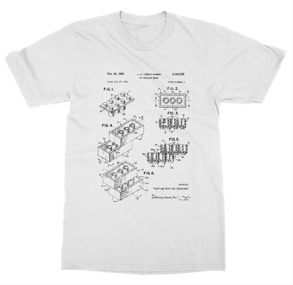 

2019 Short Sleeve O-Neck Sewing Machine Patent T-Shirt Pattern Singer DIY Invent New Advance Trademark T shirt