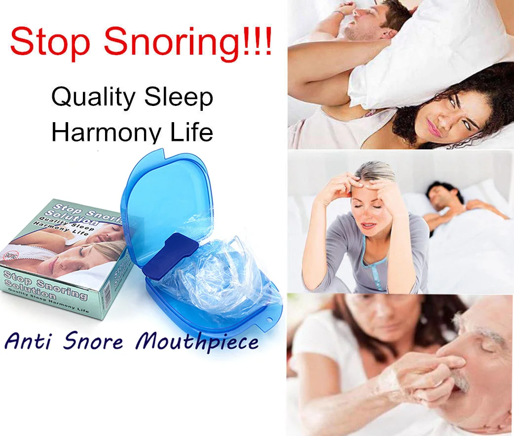 Silicone Stop Snoring Anti Snore Mouthpiece Apnea Guard Bruxism