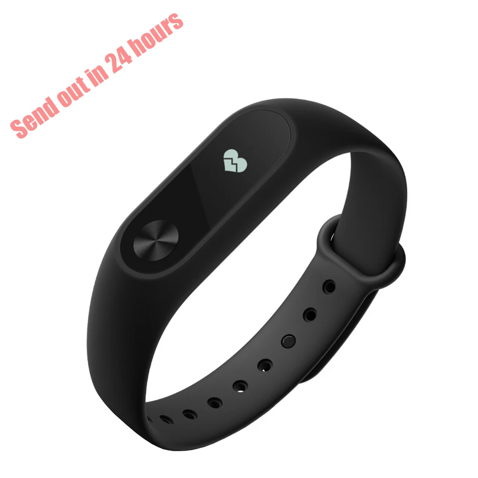 Xiaomi Mi Band 2 OLED сенсорный экран Смарт фитнес-трекер для измерения сердечного ритма Bluetooth телефон шагомер IP67 водонепроницаемый - Цвет: Only Wristband