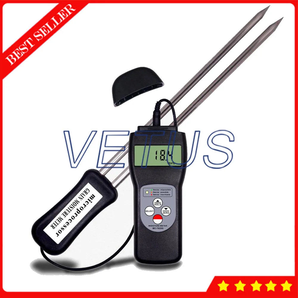 

MC-7825G Digital Grain Moisture Meter With 7 to 30% Range For Coffe Paddy Rice Lentils Sorghum Tester moisture content detector