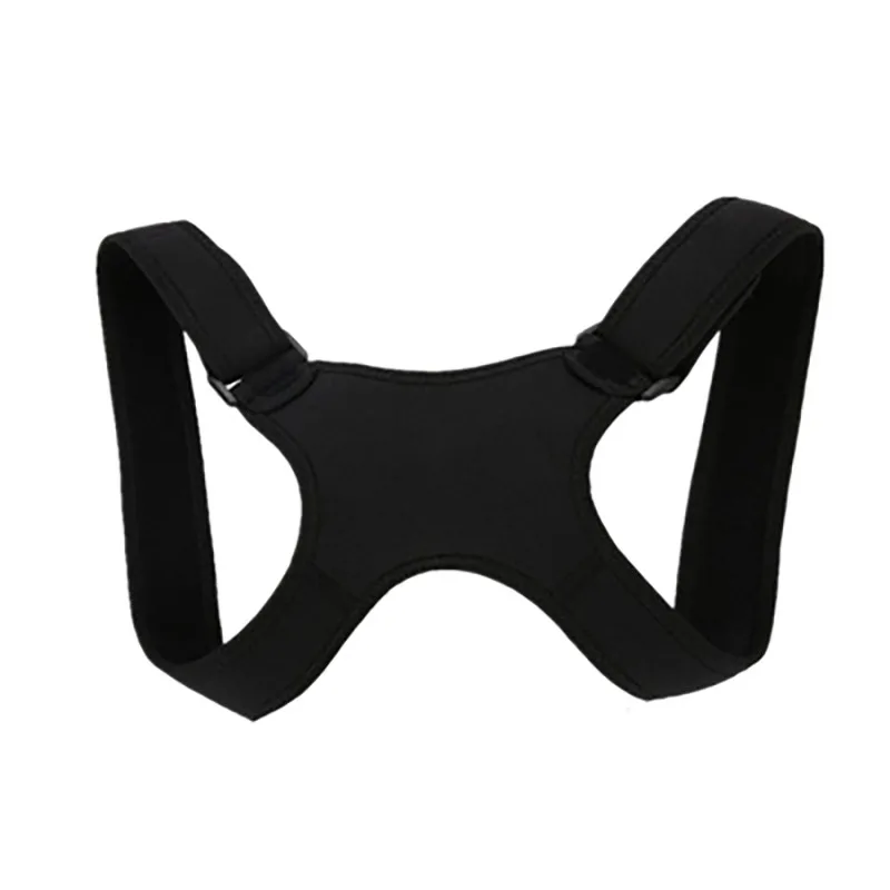 

Adjustable Black posture correction belt Anti-humpback relief back pain corrector Back support clavicle breathable correction be