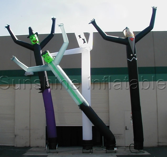 Halloween air tube inflatable ghost air dancer halloween sky dancer for