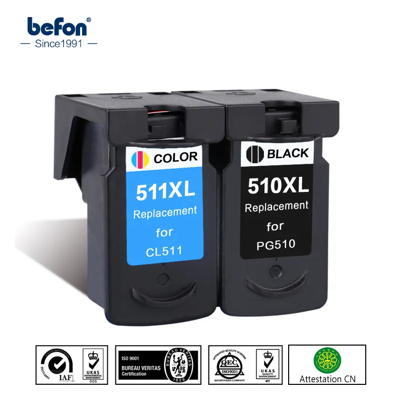 1 set Ink Cartridge for Canon PG510 CL511 PG CL 510 511 510XL 511XL Large Capacity