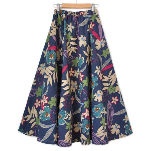 

free shipping Linen skirt half-length full spring summer bust bohemia skirt - expansion bottom coral