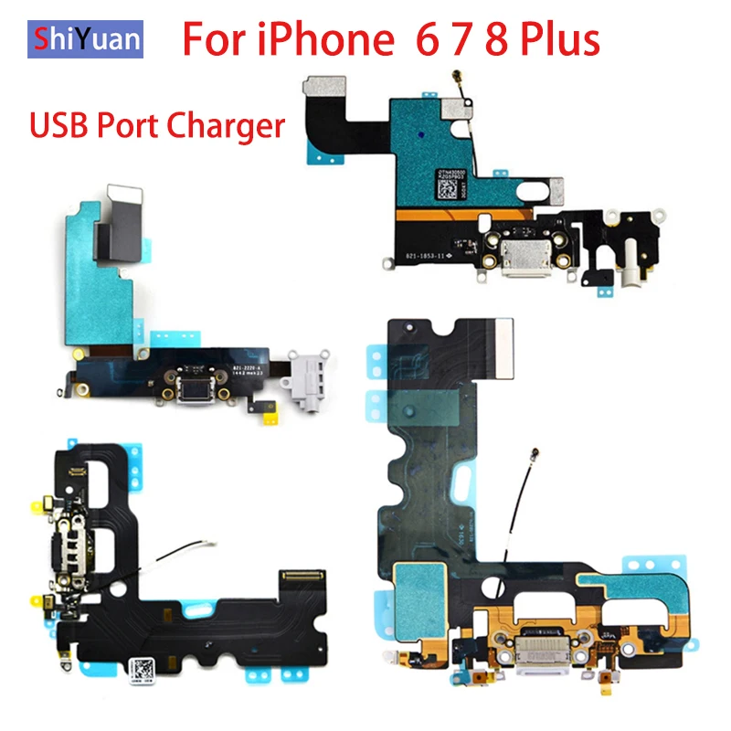 USB зарядное устройство порт док разъем гибкий кабель для iPhone 6 6S 6Plus 7 7G 8G 8 Plus 7Plus