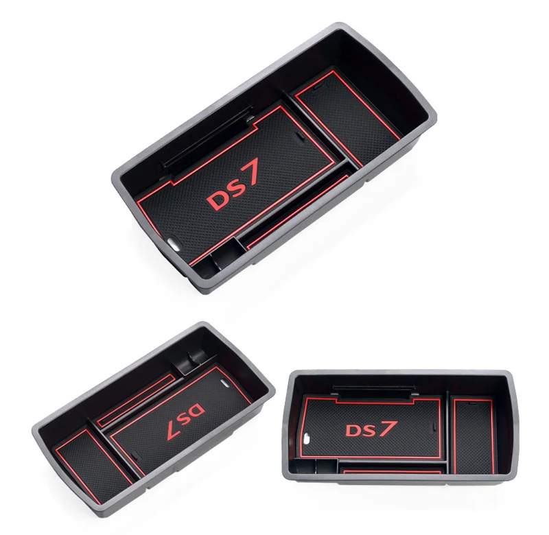 for Citroen DS7 DS 7 Armrest Box Storage Stowing Tidying Organizer Internal Accessories Auto Car Styling 2017 2018 2019 2020