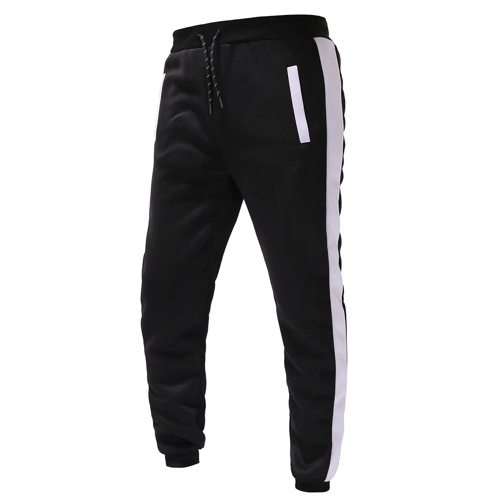 Feitong Men Tracksuit Autumn Winter Packwork Sweatshirt Top Pants Sets Sports Suit Tracksuit Ropa Deportiva Hombre Tracksuit Men