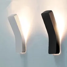 Moderne boîte applique LED lampes de chevet maison hôtel couloir chambre lampe créativité industrielle flexion fer Art luminaires