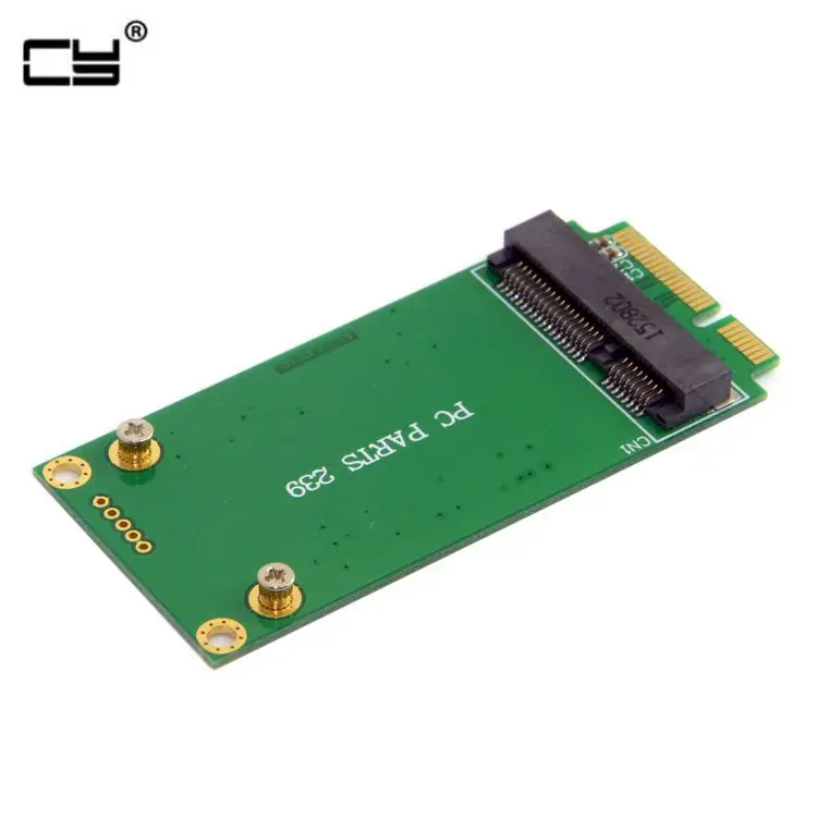 3x5cm mSATA Adapter to 3x7cm font b Mini b font PCI e SATA SSD for Asus
