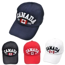 Новинка, Мужская бейсболка с флагом Канады, Регулируемая Кепка для гольфа с застежкой сзади, хип-хоп кепка, Женская Бейсболка с рисунком кленового листа