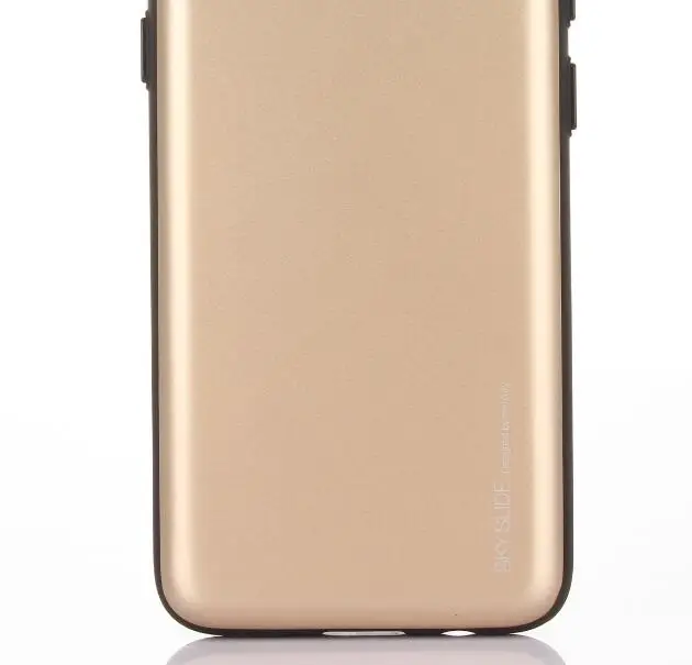 Mercury GOOSPERY Sky Slide слот для карт Бампер анти-шок чехол для samsung Galaxy S6 S7 Edge S8 S9 Plus Note 4 5 8 - Цвет: gold
