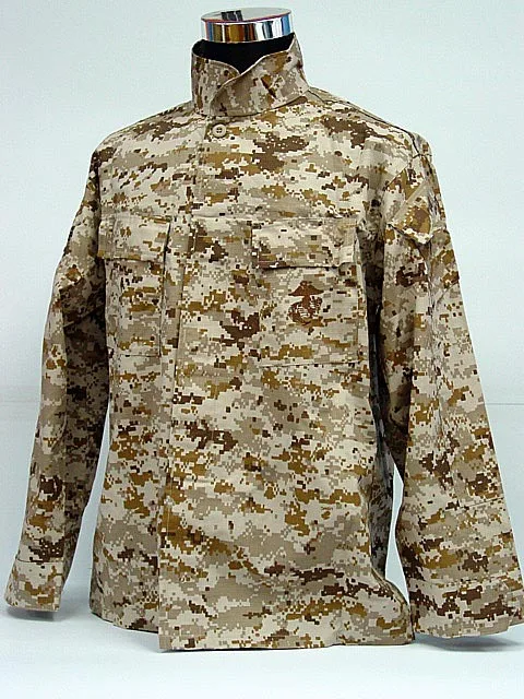 

Factory wholesale digital desert camouflage BDU uniform outdoor military combat uniform for wargame