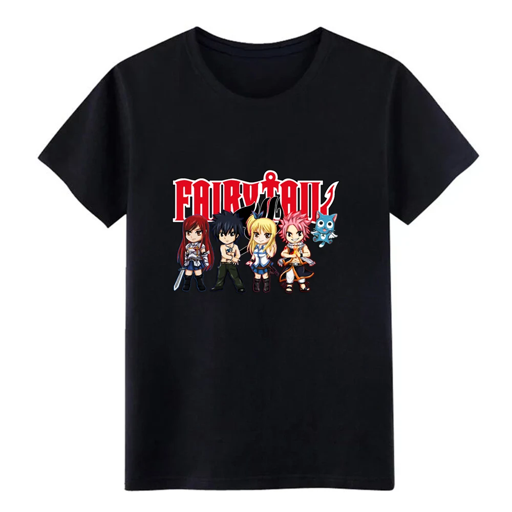 Футболка с принтом из аниме The Great Demon Group of Fairy Tail хлопковая круглым вырезом