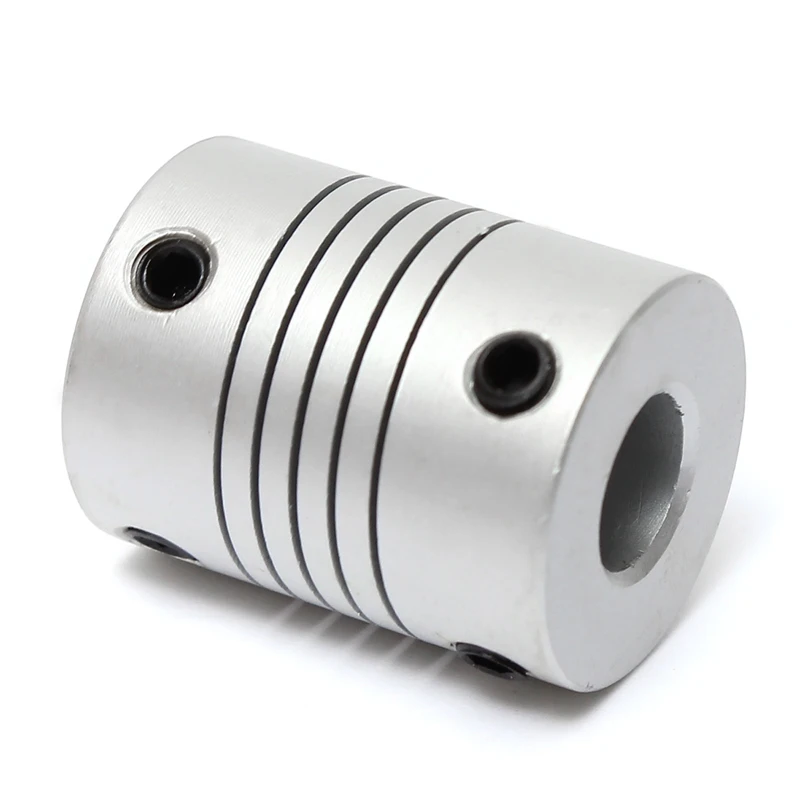 

1pcs 6x8mm Motor Jaw Shaft Coupler 6mm To 8mm Flexible Coupling OD 19x25mm Aluminum Router Connector For 3D Printer Parts