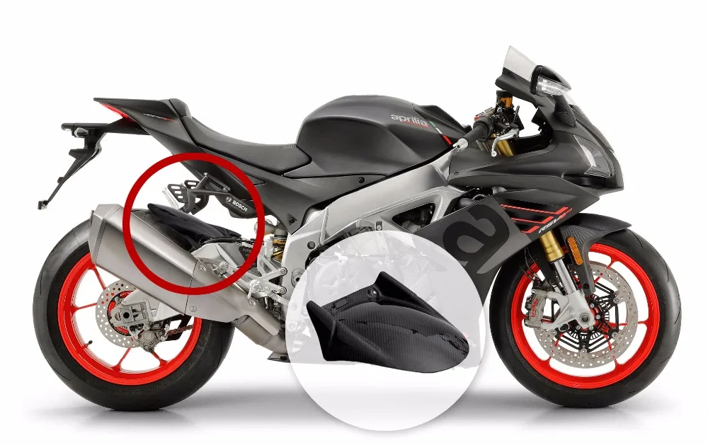 Для Aprilia RSV4 2009- мотоцикл задний брызговик гвардии колесо из углеродного волокна 2010 2011 2012 2013