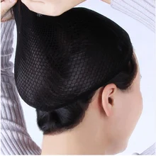 1 шт. эластичный парик шапки сетки для волос Ткачество черный профессиональный салон сетка для парика размер свободно делая шапки сетка стрейч сетка