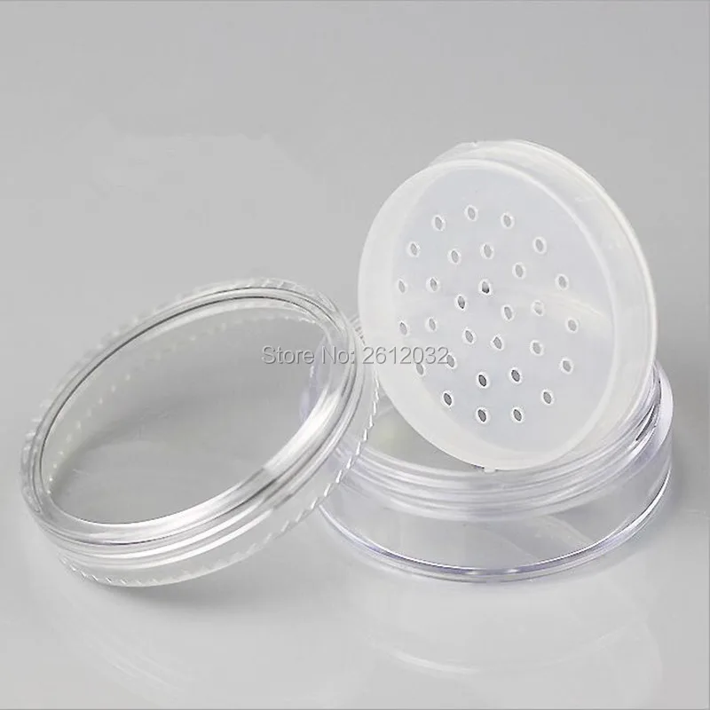 20g Cosmetic Powder Jars With Sifter Mesh Powder Capacity, Empty Box Jar Containers Makeup