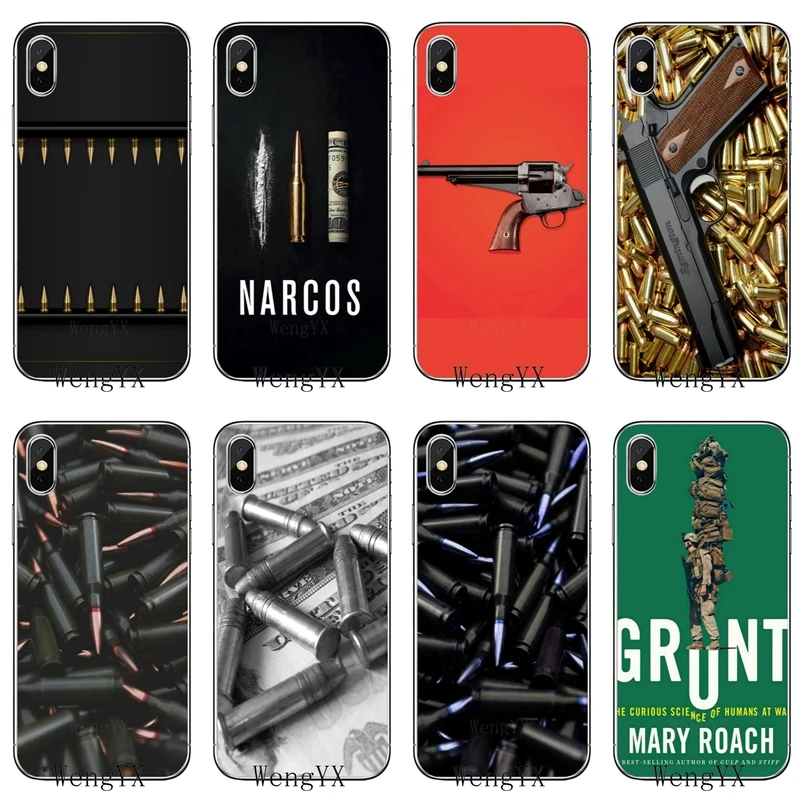 

Military Gun Bullets Collage Print For Huawei Honor 6 Play 6X 6A 6C 7A 7C 7X 8 8C 8X 9 Lite 10 V8 V10 Y5 Y6 II Y7 Y9 prime case