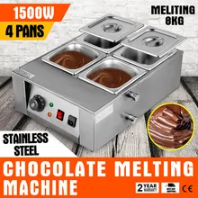 8 кг коммерческий Электрический темперометр для шоколадной массы водонагреватель плавильня для шоколада чайник W/4 плавильные котлы