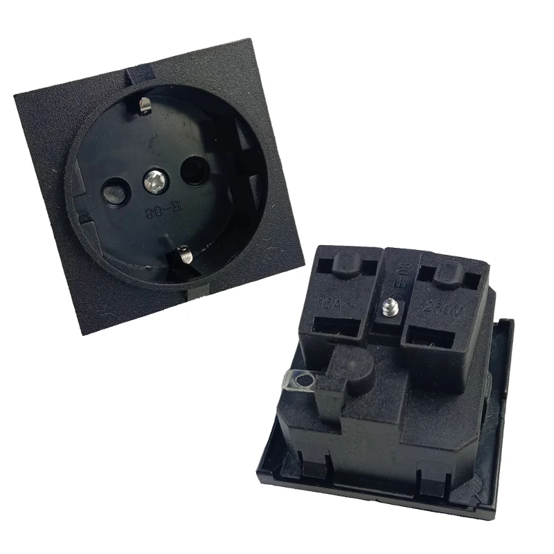 Electrical Socket Embedded European Euro EU German Industrial Plug