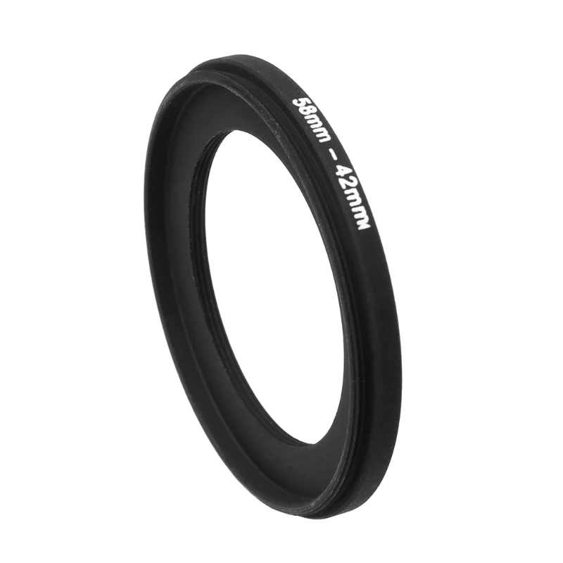 

58mm To 42mm Metal Step Down Filter Lens Ring Adapter Camera Tool Accessories