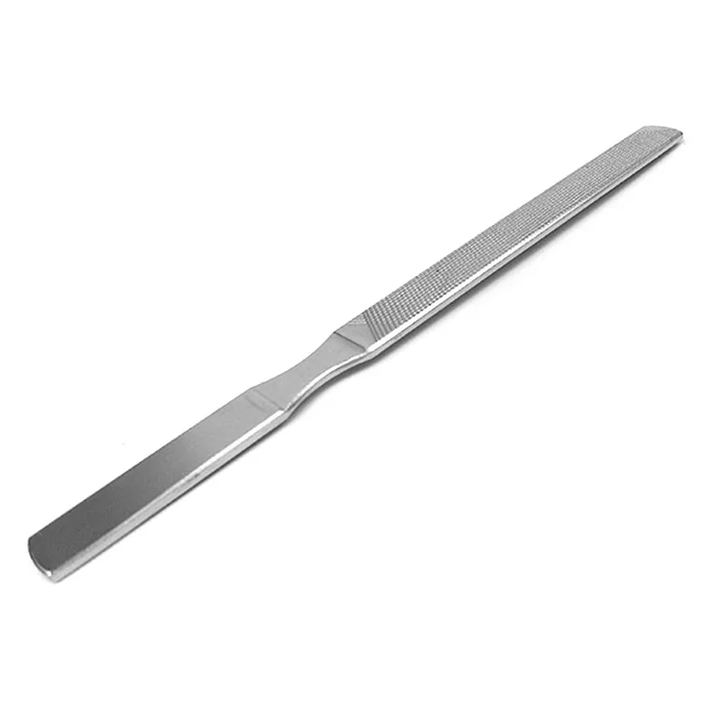 

Y&W&F 1pc Stainless Steel Nail File Square Shaped Manicure Metal File Manicure Nail Dual Sided Pedicure Fashion Nail Art Tools
