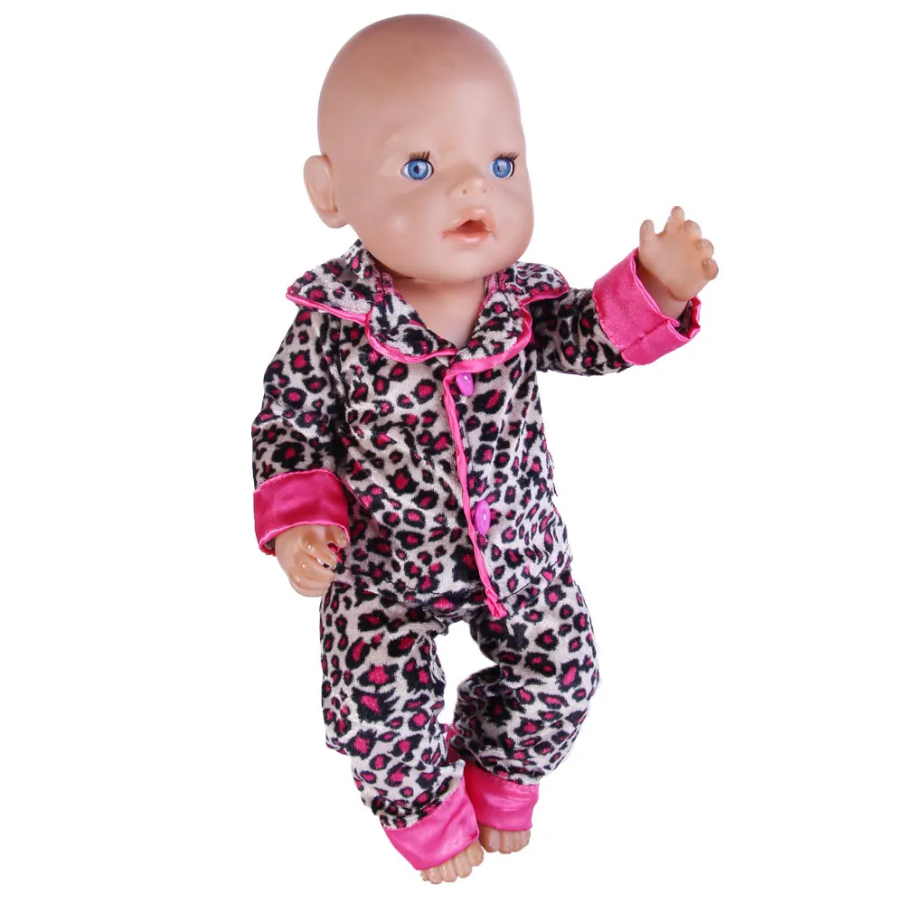 Luckdoll Кардиган пижамы костюм для 18 дюймов и 43 см американских кукол|Куклы| |