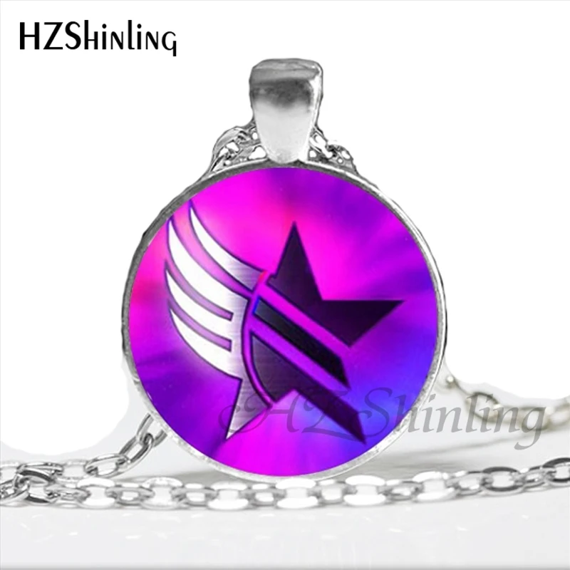 1 NS-00797, Новое поступление, массовый эффект, вдохновленный N7 кулон, ожерелье, Круглый винтажный стеклянный кабошон, подвеска, бижутерия, ювелирное изделие HZ1 - Окраска металла: 1