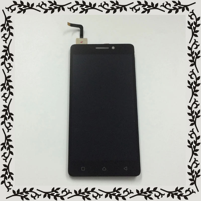 Tanie Czarny dla Lenovo VIBE P1m P1ma40 P1mc50 TD LTE LCD monitor moduł + Digitizer z ekranem dotykowym panelem dotykowym zgromadzenie szkło