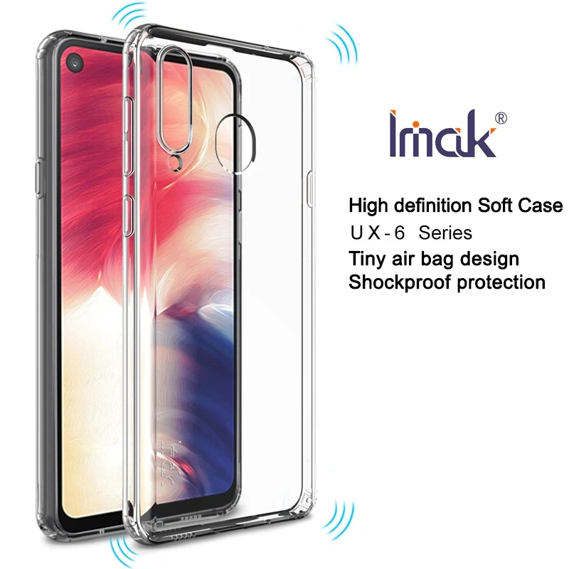 IMAK Для Samsung Galaxy A8s силиконовый мягкий чехол из ТПУ для A9 Pro 2019 с воздушной подушкой