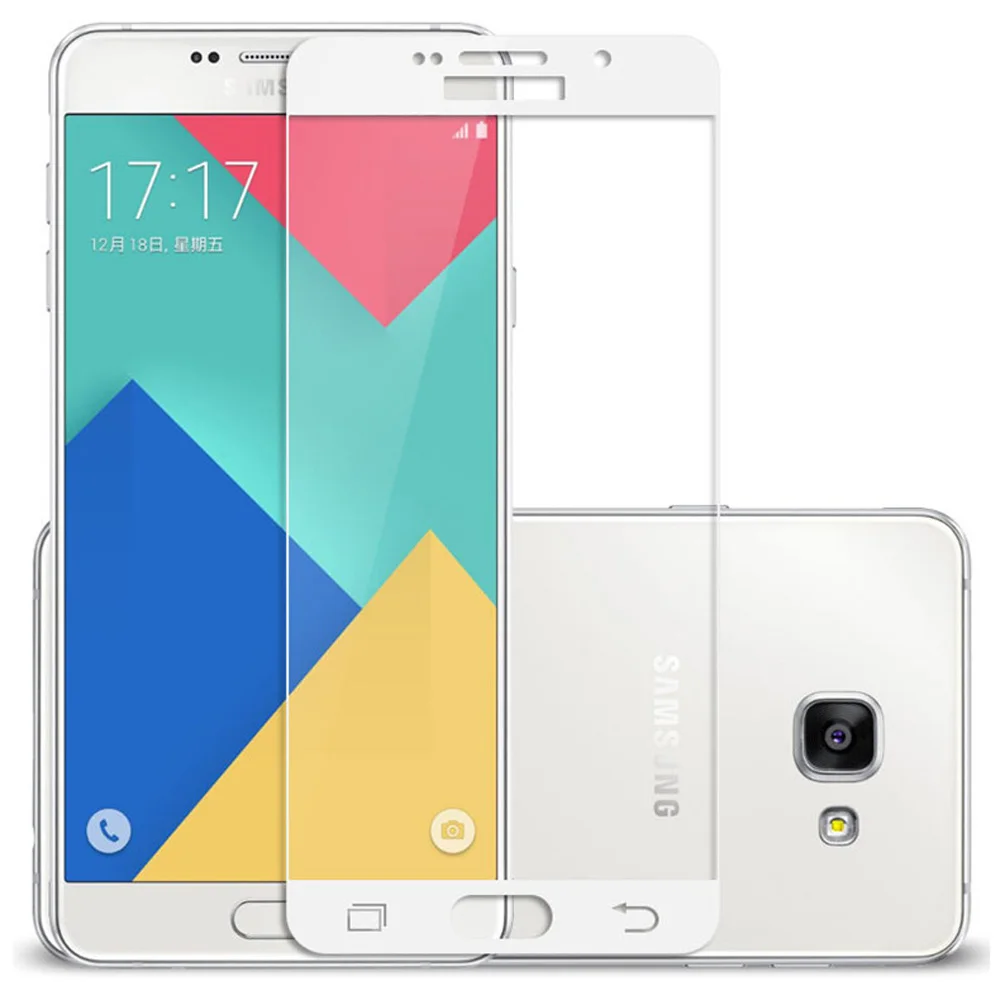

For Samsung Galaxy A5 2016 SM-A510F/DS A510M A510 A5100 A5108 A510Y Full Cover Tempered Glass Screen Protector Protective Film