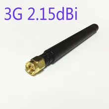 3G Antena SMA Macho 2.15dBi 850/900/1800/1900/2100 MHZ UMTS 3G Antena recta 95mm para módem Inalámbrico