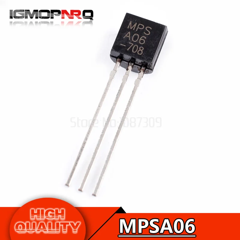 50PCS MPSA06 A06 TO 92 TO92 Triode Wholesale Electronic-in Transistors ...