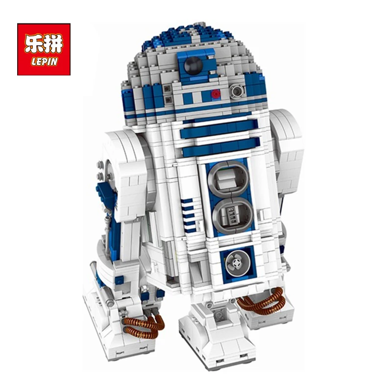 

Lepin Genuine 05043 Star Series The R2 Robot Set D2 Out of print Building Blocks Bricks Toys 10225 wars birthday christmas gifts