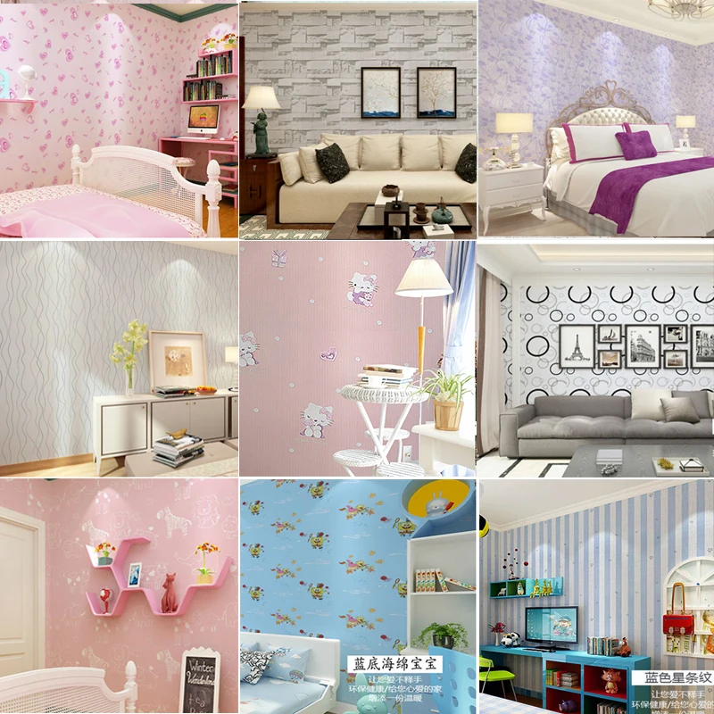 المنحنى زهرة pvc الفينيل لديهم الغراء للماء الطفل الكرتون نوم التلفزيون الأثاث خزانة الباب الخلفي المكتب جدار ملصقا