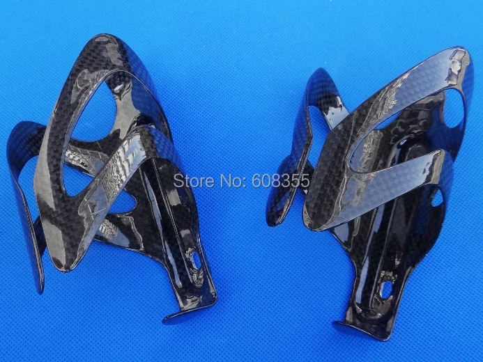 

Carbon glossy MTB Mountain Road bike bicycle water Bottle cage - 2 Pcs Cages WBC023