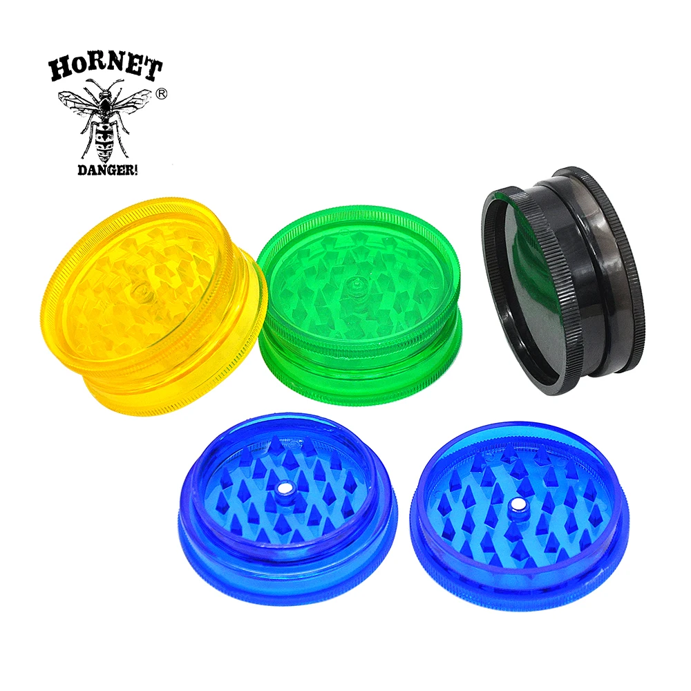 Buy 12pcs/lot Plastic Herb Grinder With Screen 2